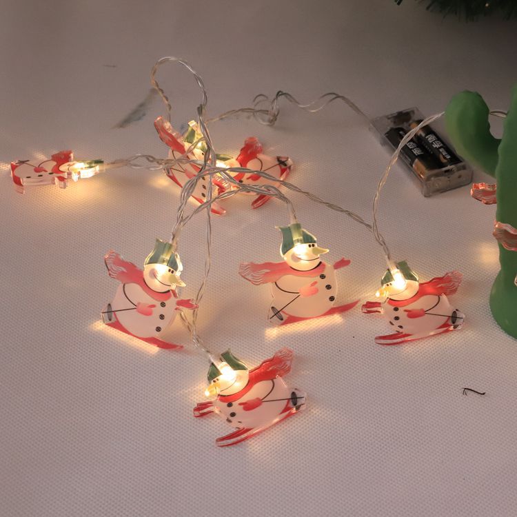 Snowman String Lights