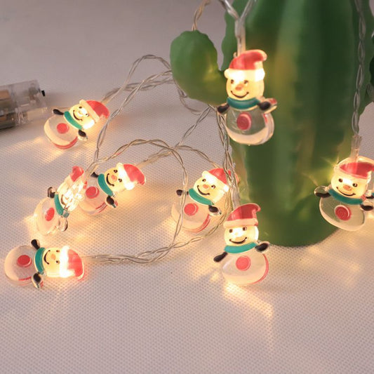 Snowman String Lights